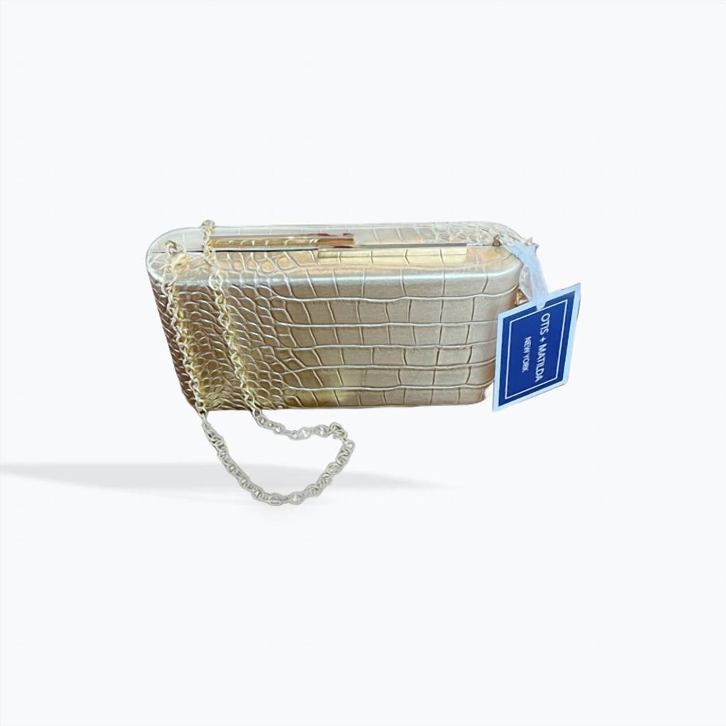 42 GOLD 42 Gold - Women's Croc Embossed Clutch