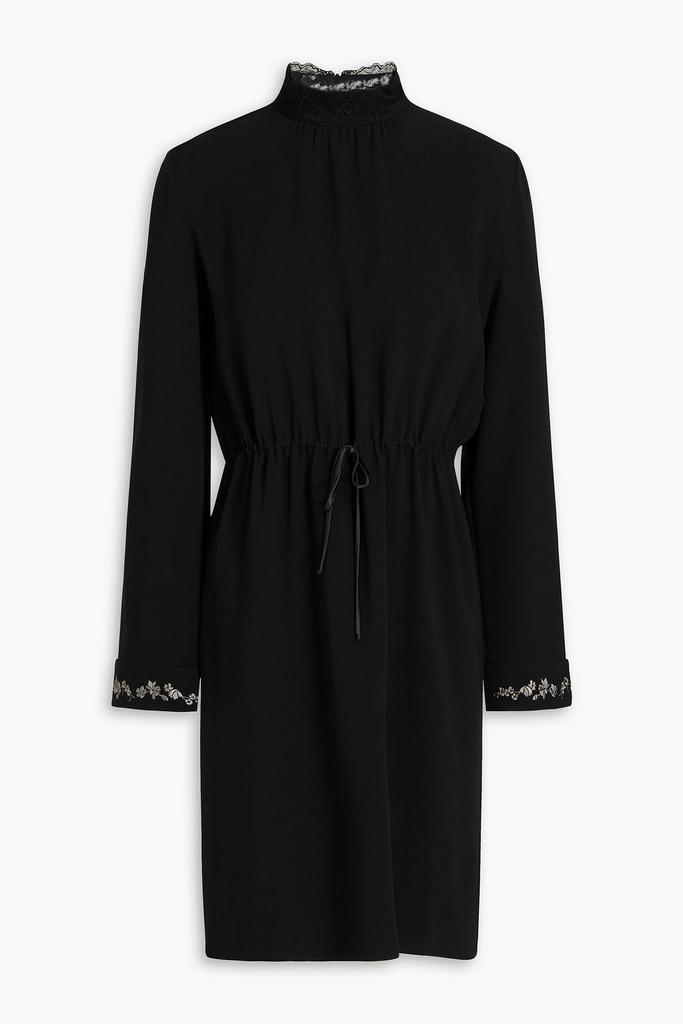 La Perla Lace-trimmed stretch-silk crepe night dress