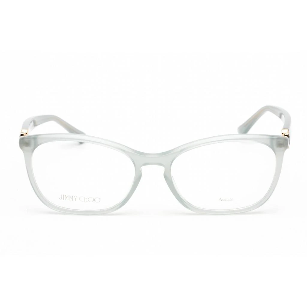 Jimmy Choo Jimmy Choo Women's Eyeglasses - Full Rim Cat Eye Green Plastic Frame | JC317 01ED 00 2