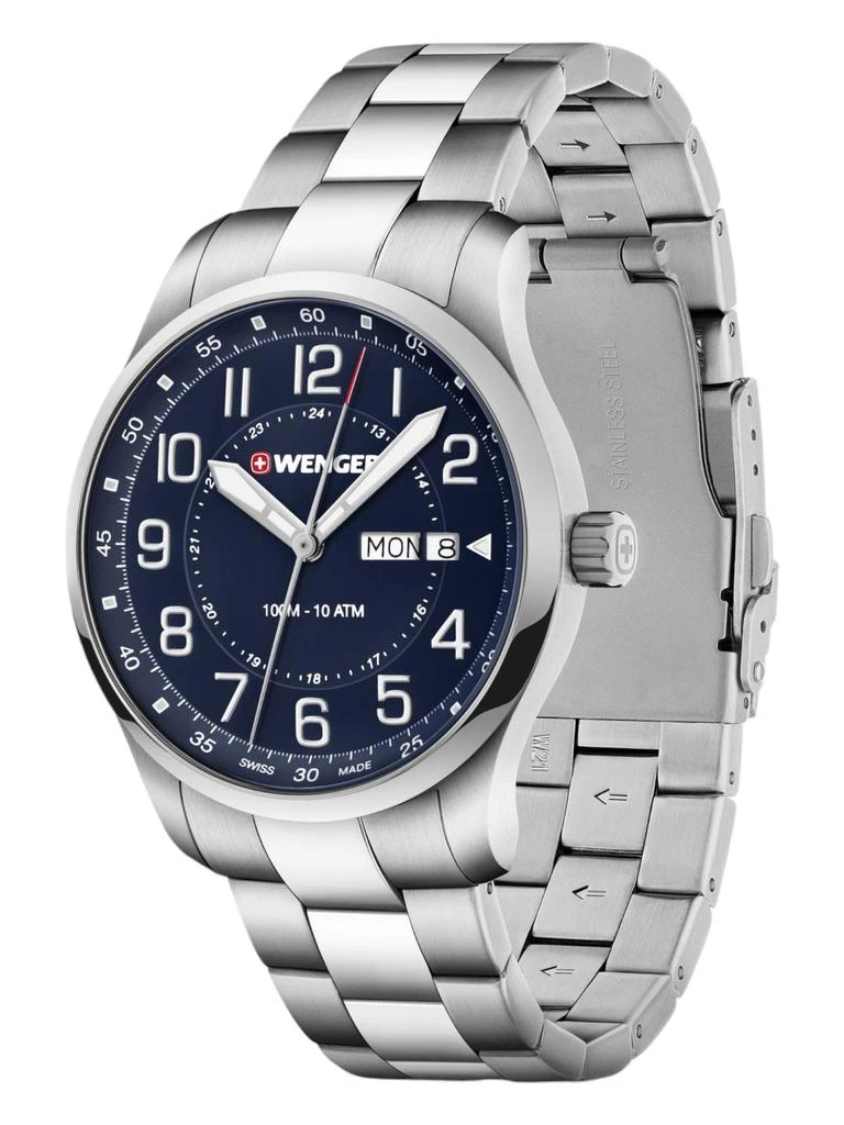 Wenger Swiss Army Men's 01.1541.125 Attitude Blue Dial Watch 42 mm 2