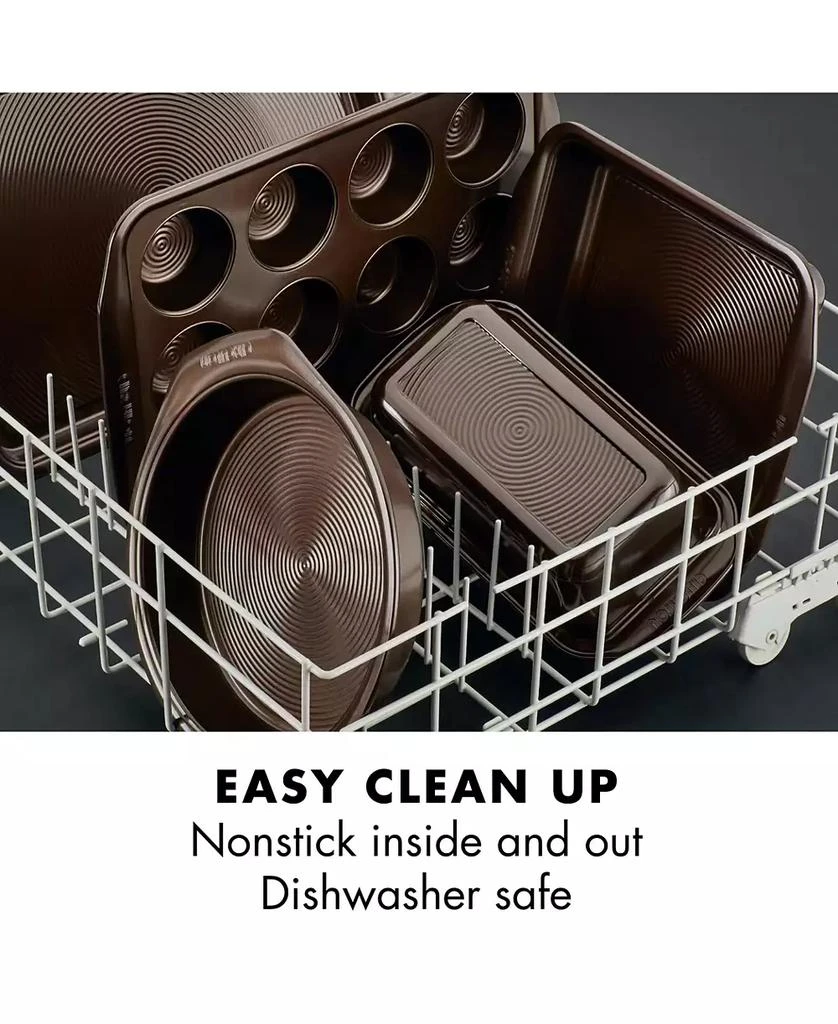 Circulon Symmetry Nonstick Chocolate Brown 5-Pc. Bakeware Set 3