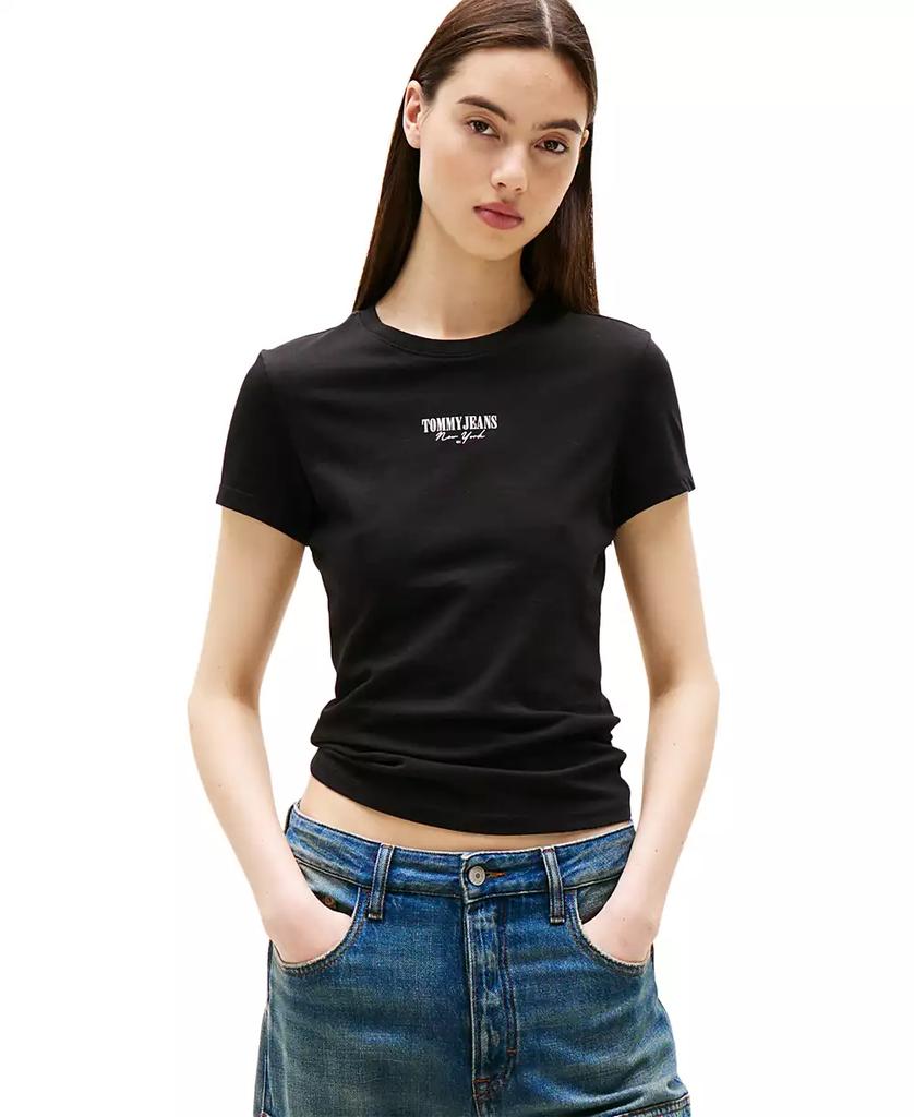売れ筋商品|||トミーヒルフィガー カットソー トップス レディース Women's Cotton Relaxed Varsity T-Shirt Custard Cream Tommy Jeans Women's Cotton Relaxed Varsity T-Shirt - T