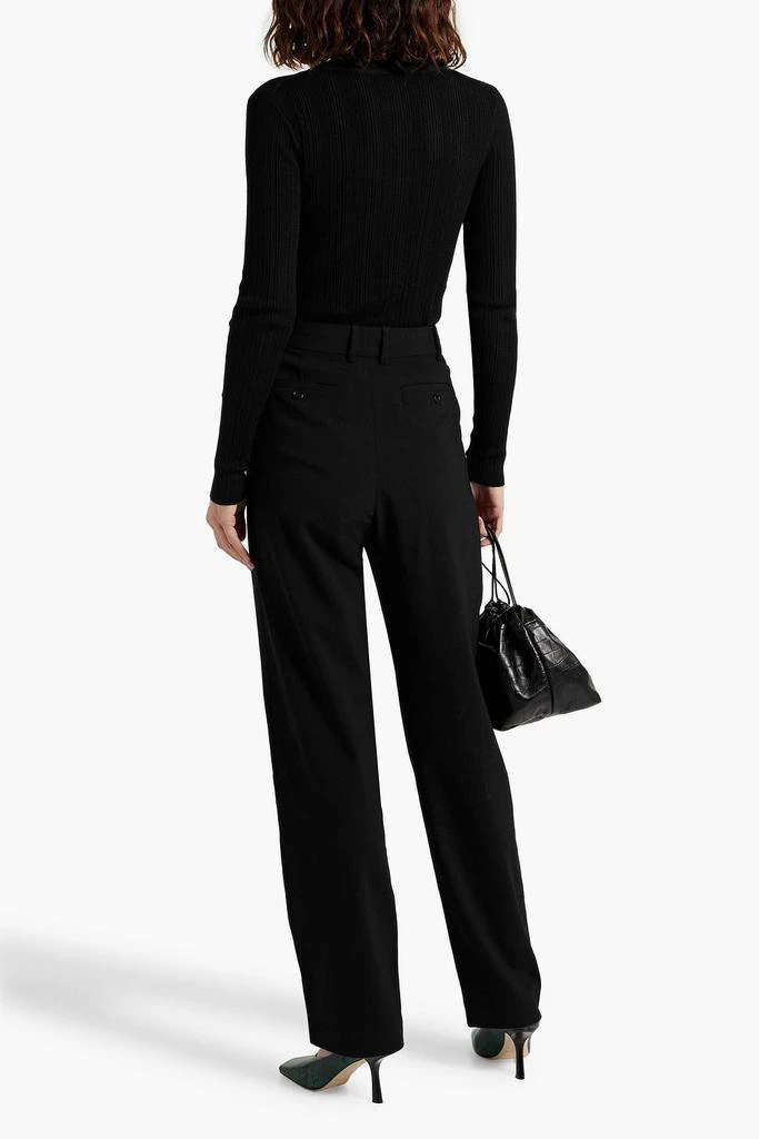 CO Wool-blend twill straight-leg pants 3