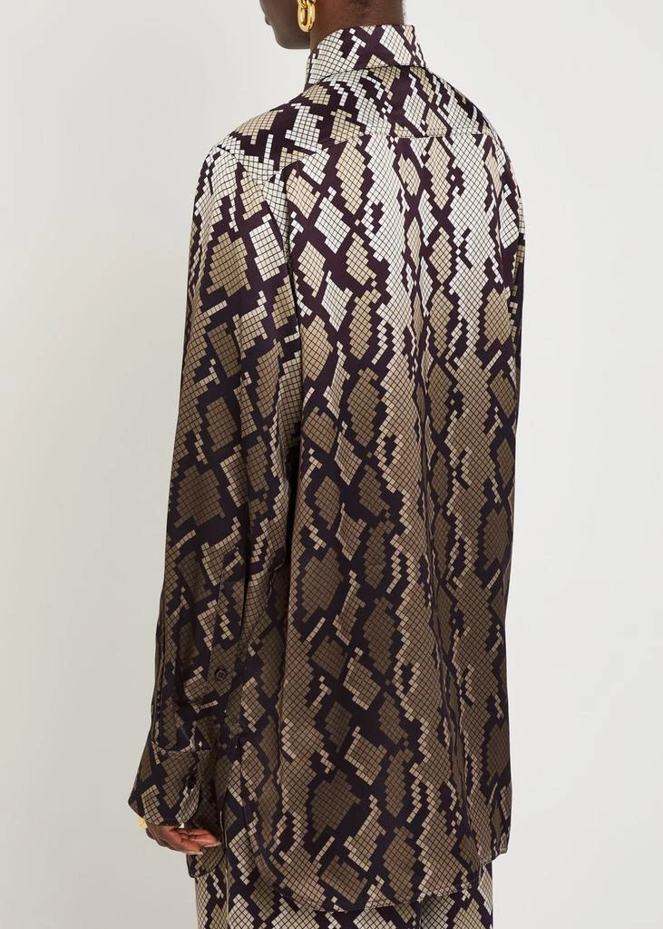 Stella McCartney Snake print satin pyjama shirt 3