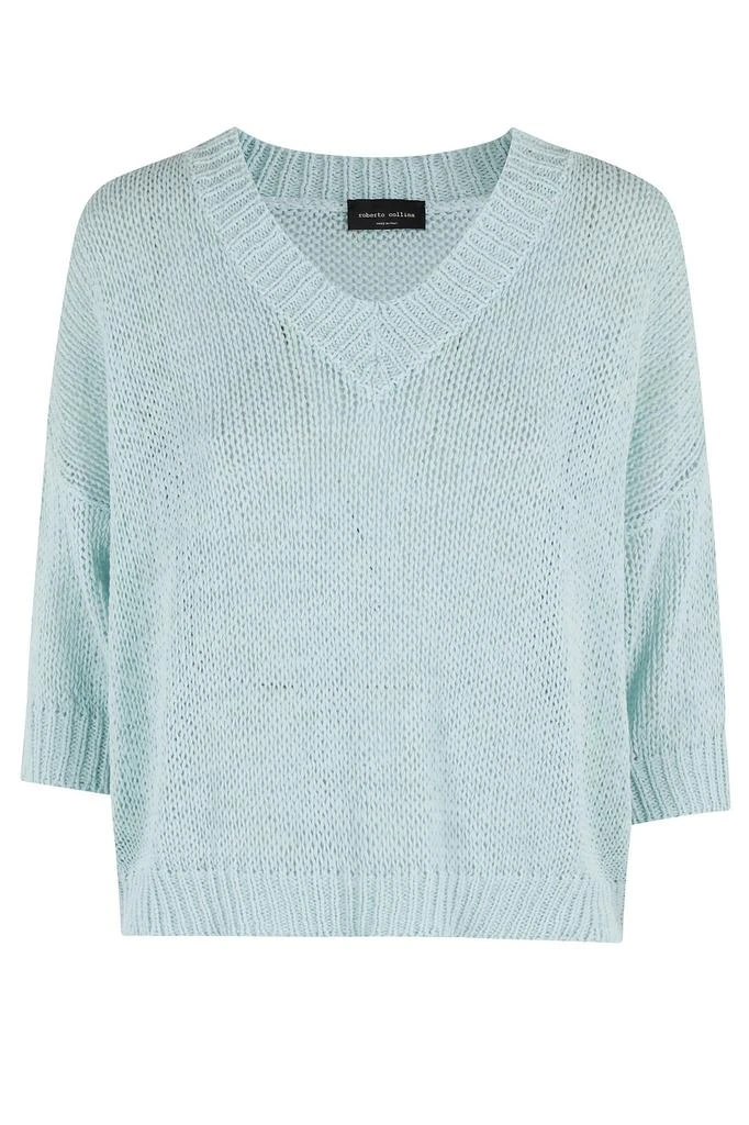 ROBERTO COLLINA Roberto Collina V-Neck Knitted Jumper 1