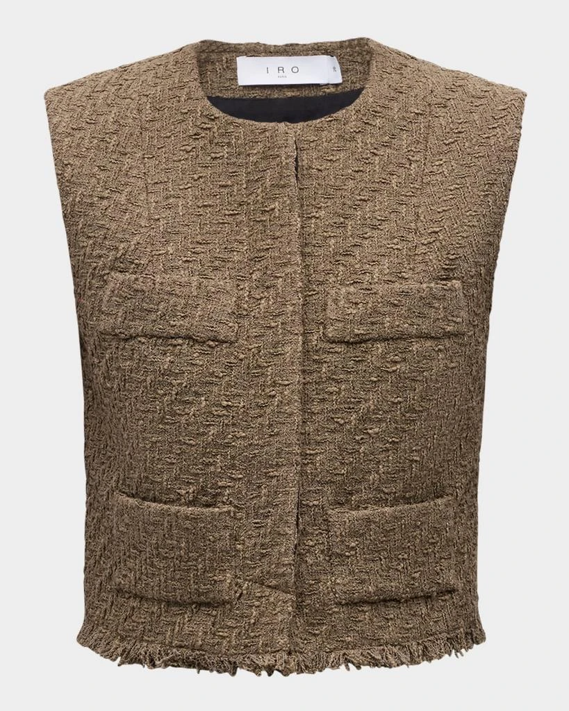 IRO Ralphi Tweed Vest Gilets Compare Prices from 5+ Stores