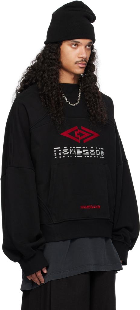 NAMESAKE Black Chester Pullover Hoodie