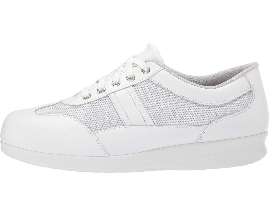 SAS Free Time Sneaker Women's US 11.5 White Mesh Lace-Up Walking Shoes ZOGG149