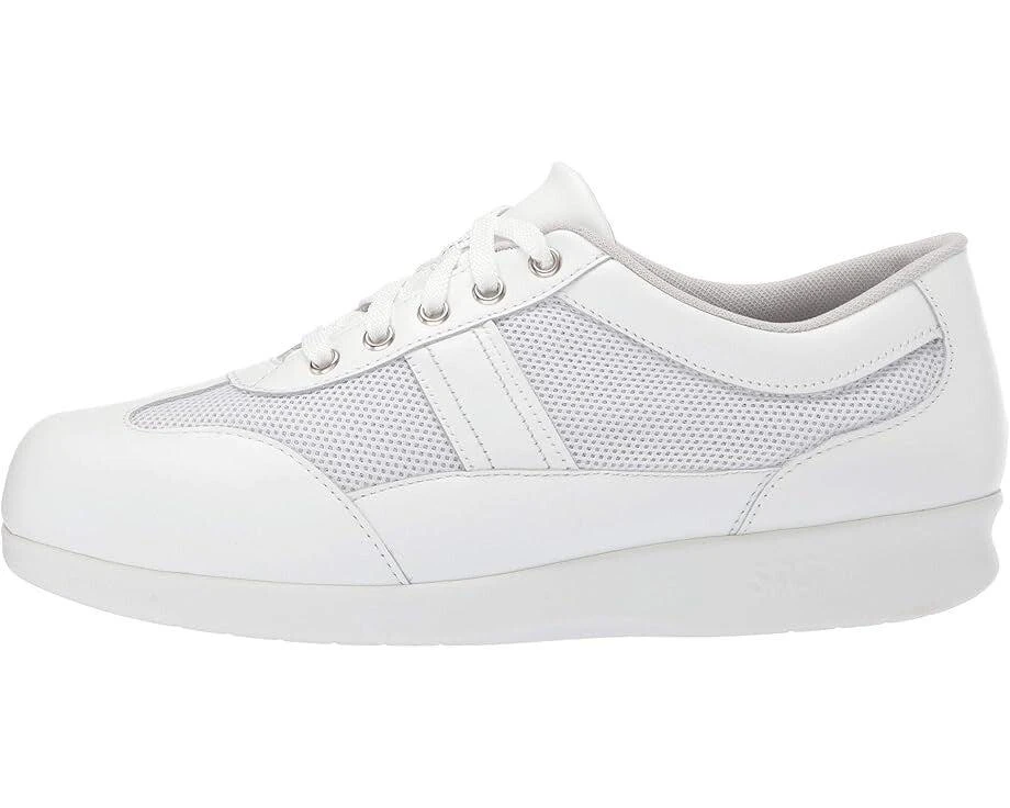 SAS Free Time Sneaker Women's US 11.5 White Mesh Lace-Up Walking Shoes ZOGG149 2
