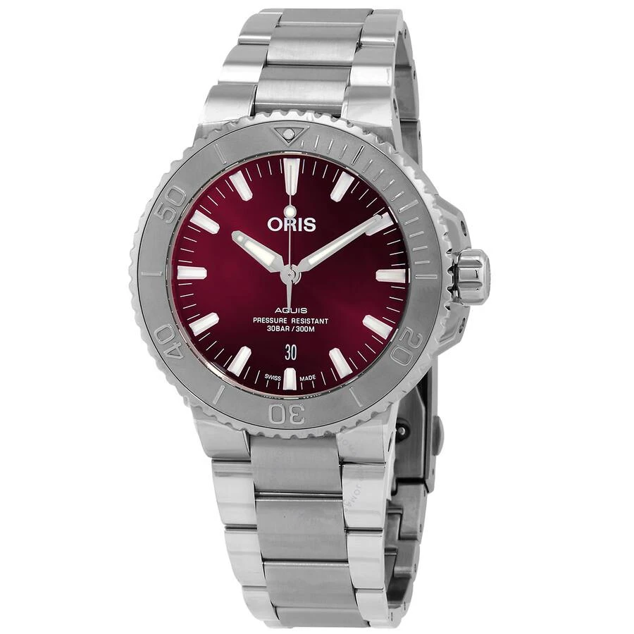 Oris Aquis Automatic Red Dial Men's Watch 01 733 7730 4158-07 8 24 05PEB 1