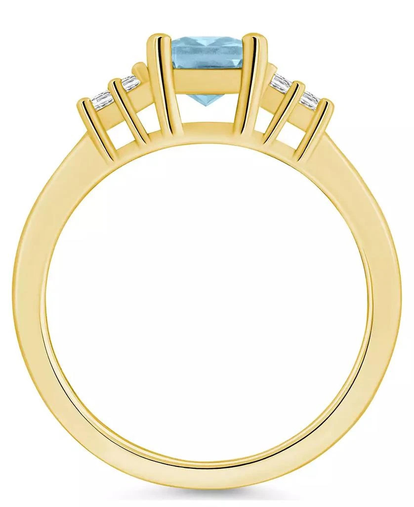 Macy's Gemstone and Diamond (1/5 ct. t.w.) Ring in 14k Gold 3