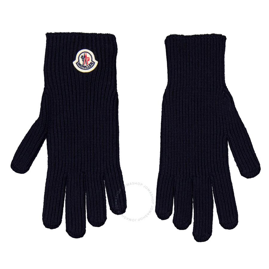 Moncler Logo-Patch Wool Gloves