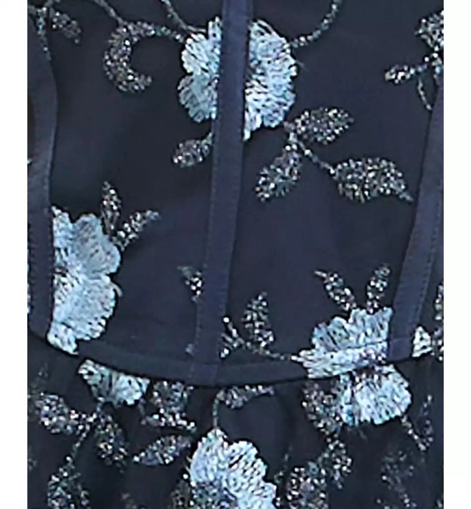 Trixxi Juniors' Embroidered Corset Fit & Flare Dress 5