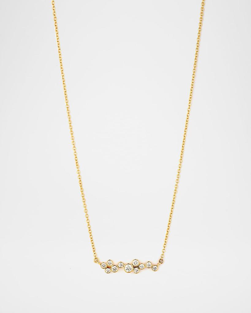 Syna 18k Champagne Diamond Baubles Stick Necklace