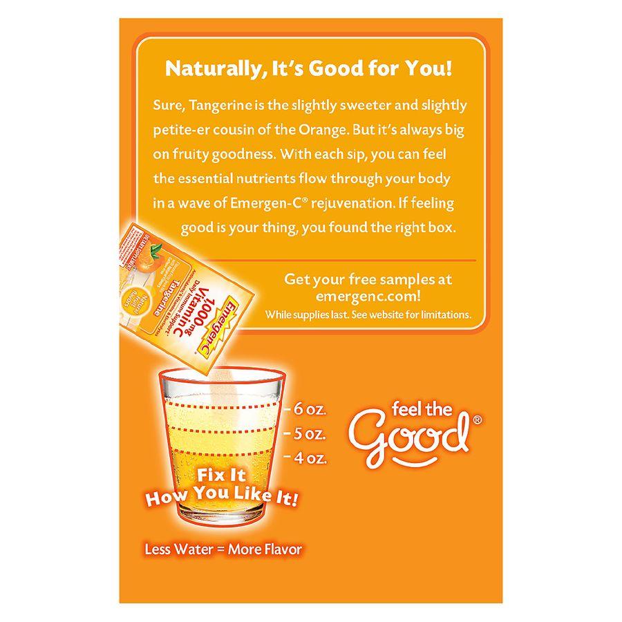 Emergen-C Daily Immune Support Drink with 1000 mg Vitamin C, Antioxidants & B Vitamins Tangerine