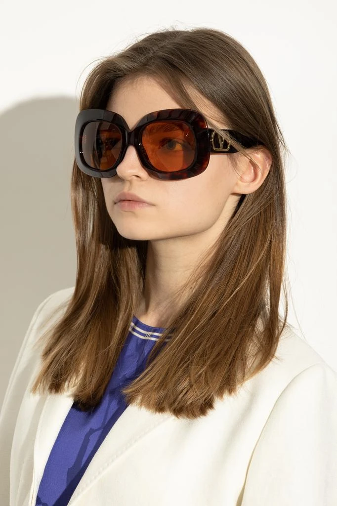 NEW VALENTINO SUNGLASSES BLACK/GRAY WOMEN EYEWEAR VALENTINO VLS-180A Valentino VLS 180 A Sunglasses - US main image 3
