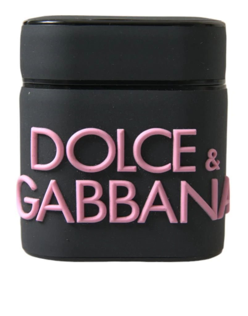Dolce 
Gabbana pink Silicone Embossed Logo Airpods Women
s Case