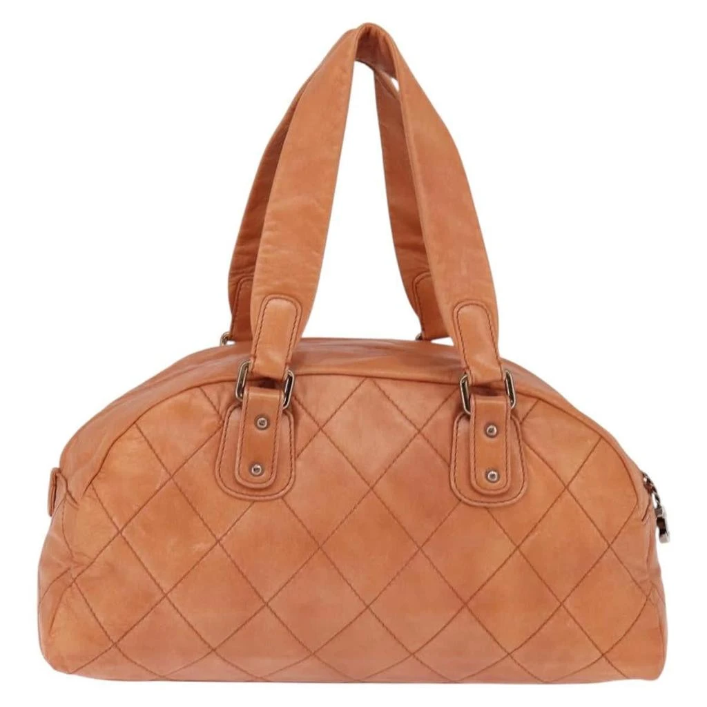 Chanel Cloudy Bundle Bowler Bag Quilted Lambskin Leather Bag (Pre-Owned) 2