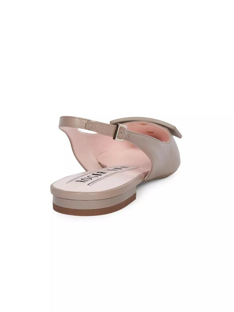 Roger Vivier Gommettine Buckle Sling Back Ballerina Flats 3