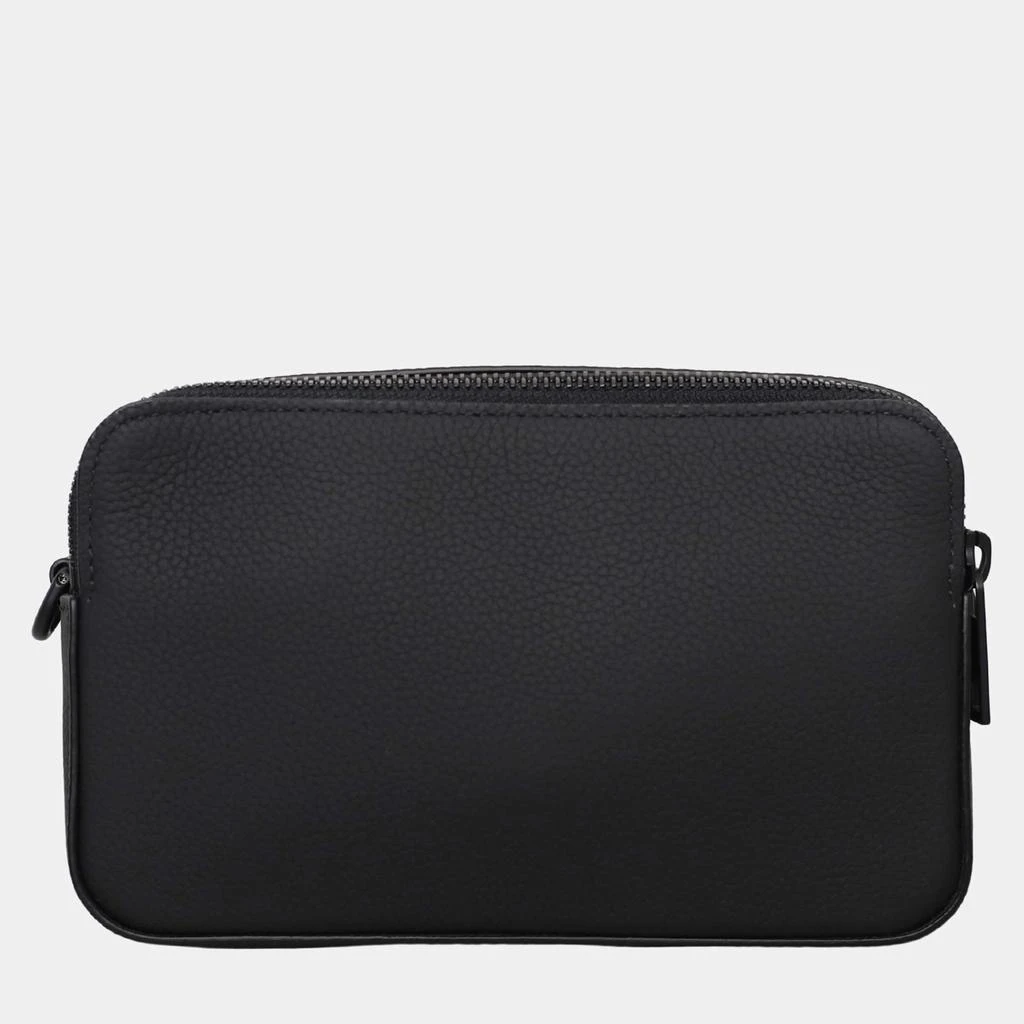 Louis Vuitton Louis Vuitton Black Leather Aerogram Alpha Wearable Wallet 4