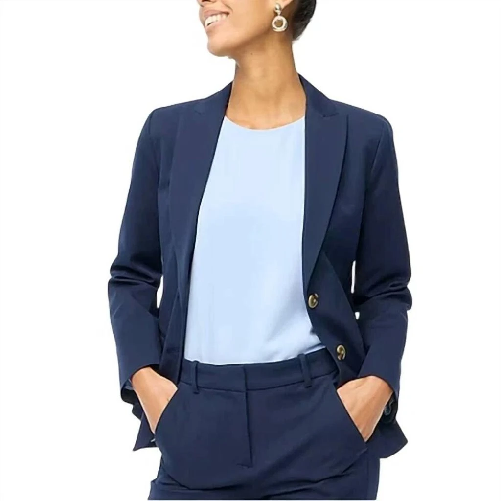 J. Crew J.Crew - Cotton-blend Two-button Blazer 1