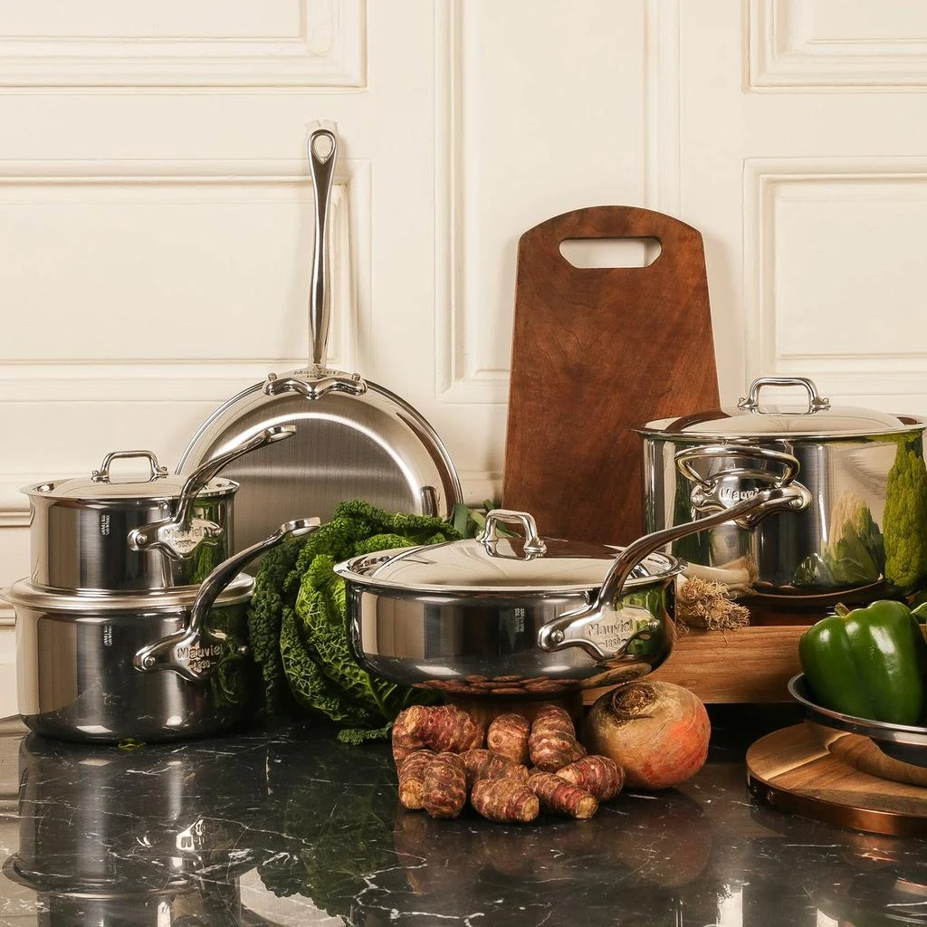 Mauviel M’Cook 5-Ply 2-Piece Frying Pan Set, 7.9-Inch 
10.2-Inch 5