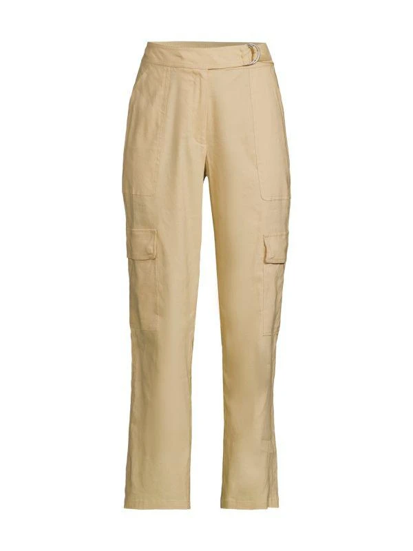 Jonathan Simkhai Carolina Linen Blend Cargo Pants 3