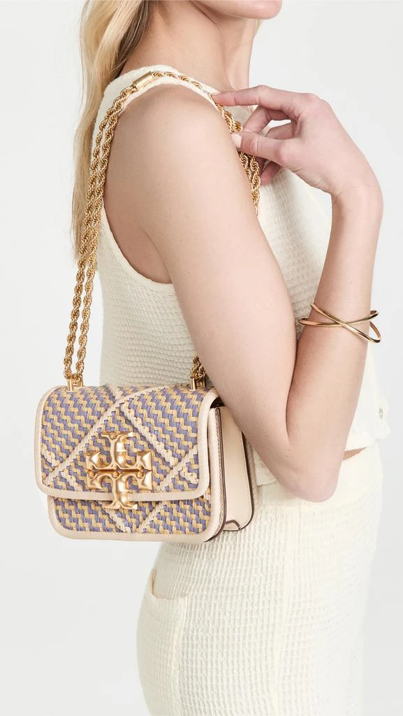 Tory Burch Small Eleanor Multi-Diamond Woven Convertible Bag 3