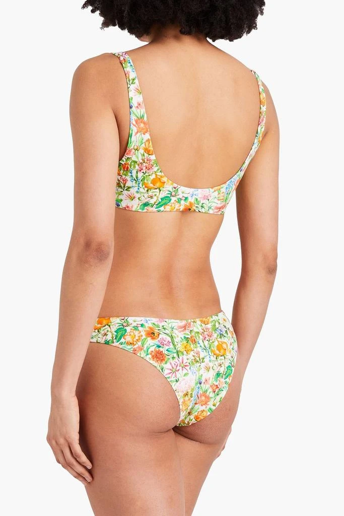 ONIA Floral-print low-rise bikini briefs 3