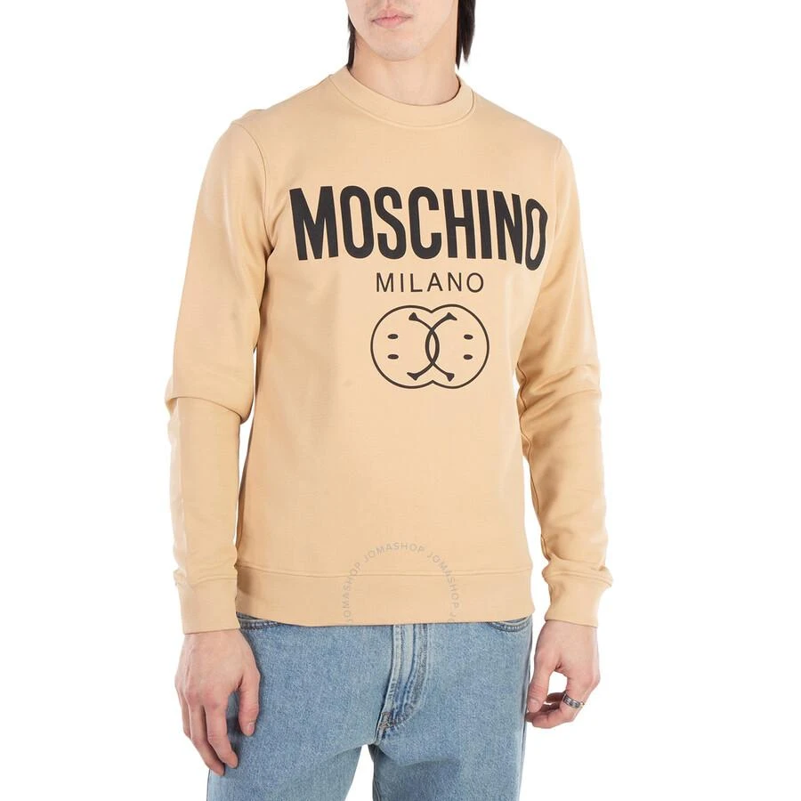 Moschino Smiley Logo Cotton Sweatshirt 1
