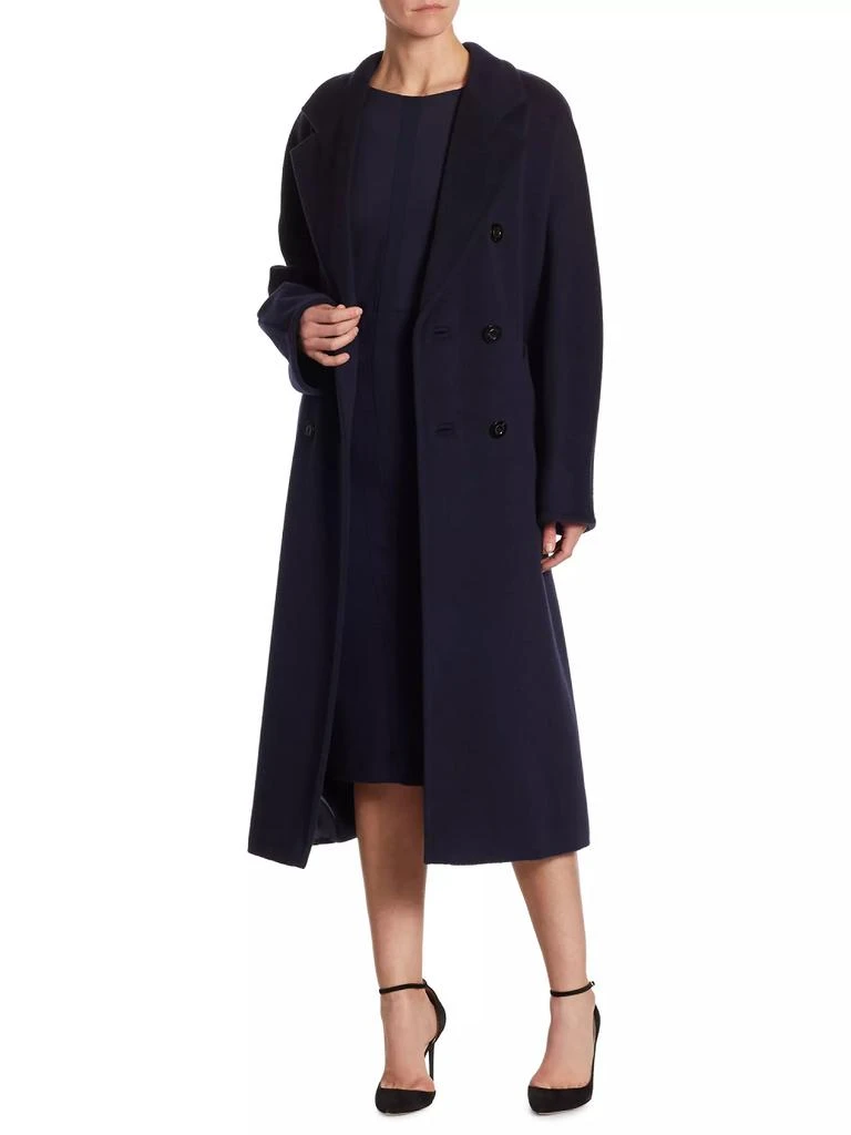 Max Mara 101801 Icon Madame Wool &amp; Cashmere Double-Breasted Coat 2