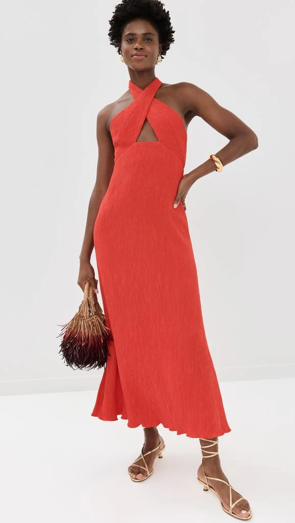 navy blue slip dress midi Silk Long Slip Dress – Cowl Neck in Navy Blue XS