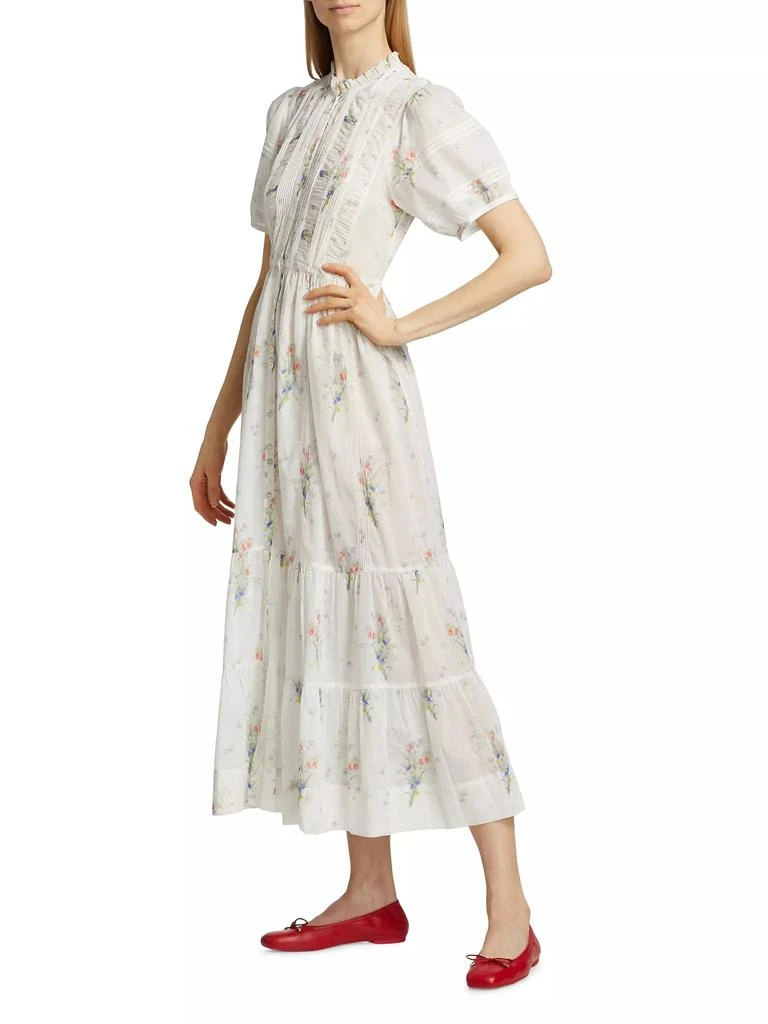 DÔEN Haleigh Floral Cotton Maxi Dress 4