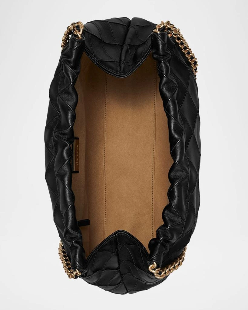 Tory Burch Fleming Chain Quilted Leather Hobo Bag 3