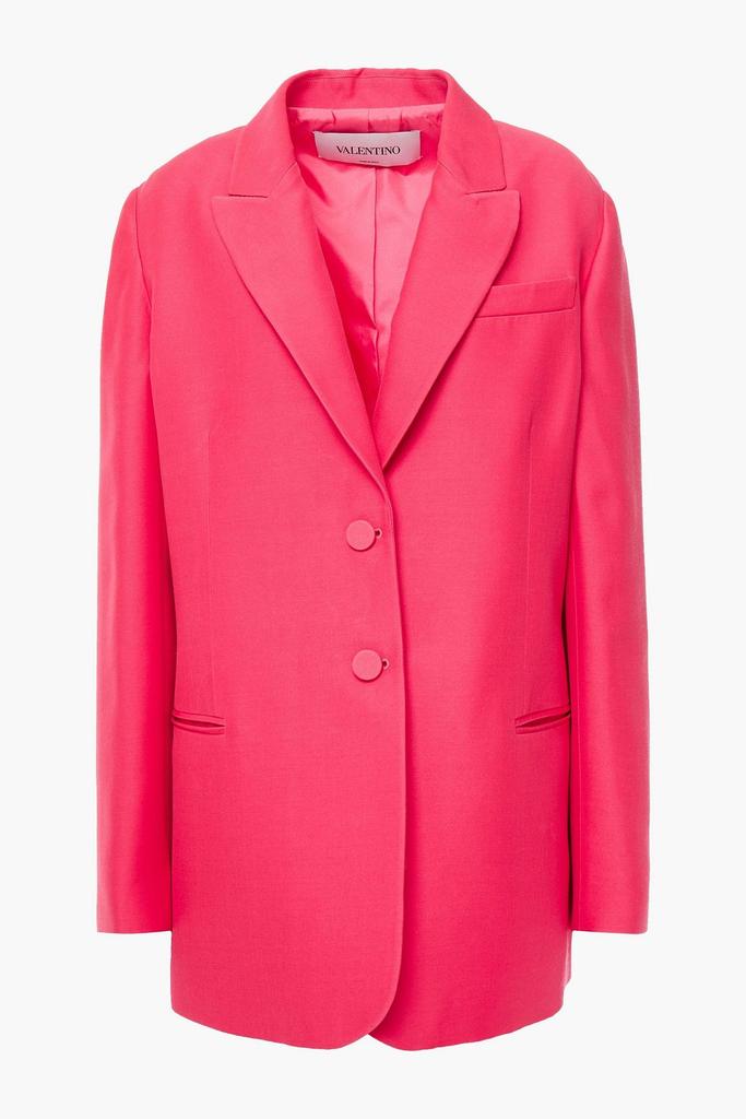 Valentino Silk and wool-blend crepe blazer