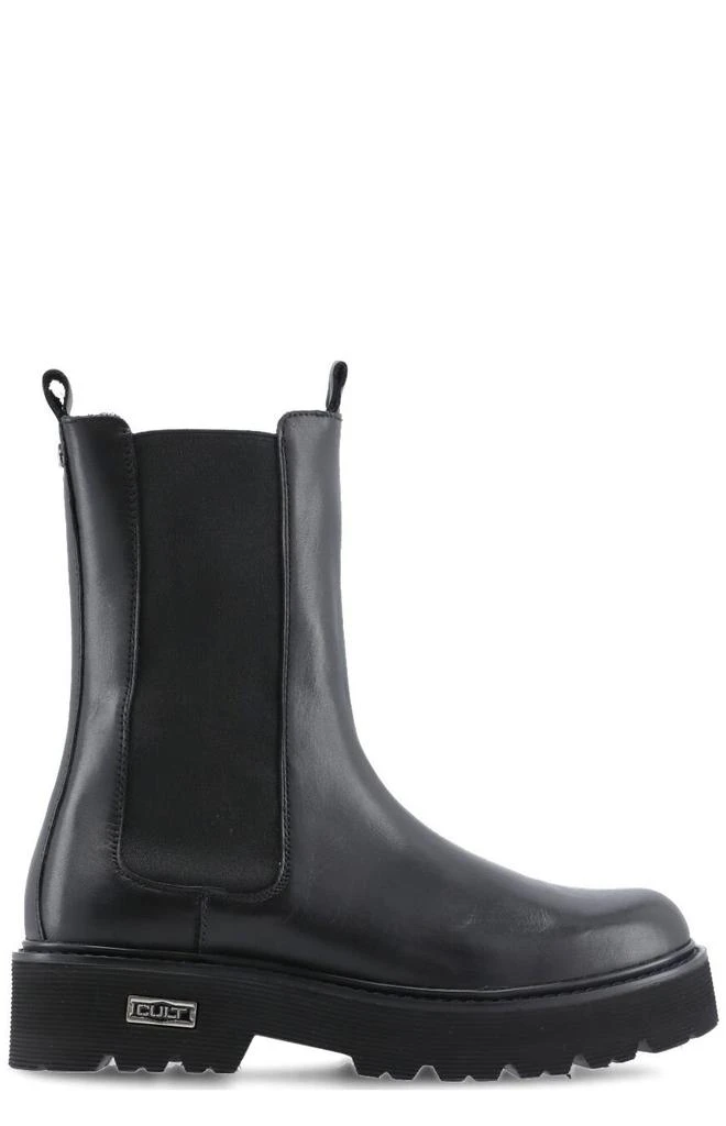 Cult Gaia Cult Logo Detailed Slip-On Boots 1