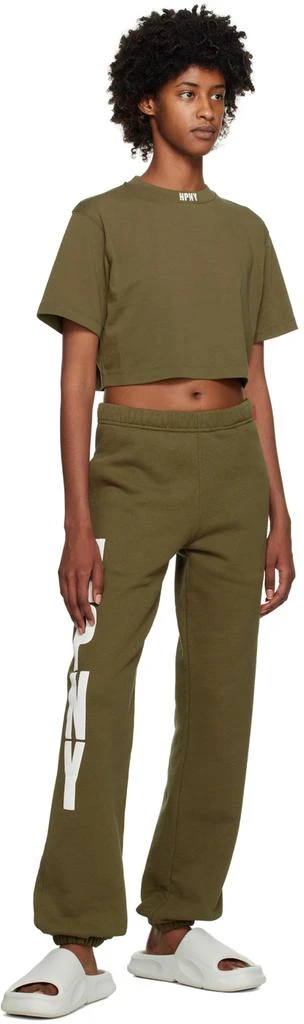 Heron Preston Khaki 'HPNY' T-Shirt 4