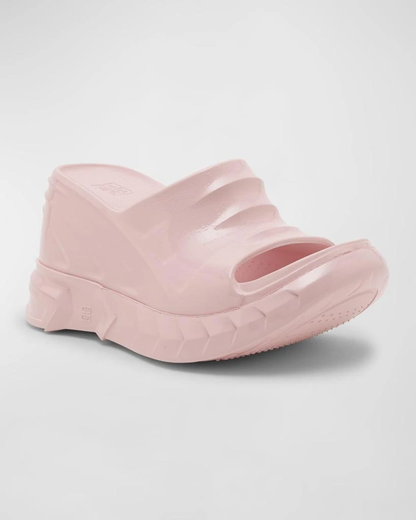Givenchy Marshmallow Rubber Wedge Slide Sandals 3