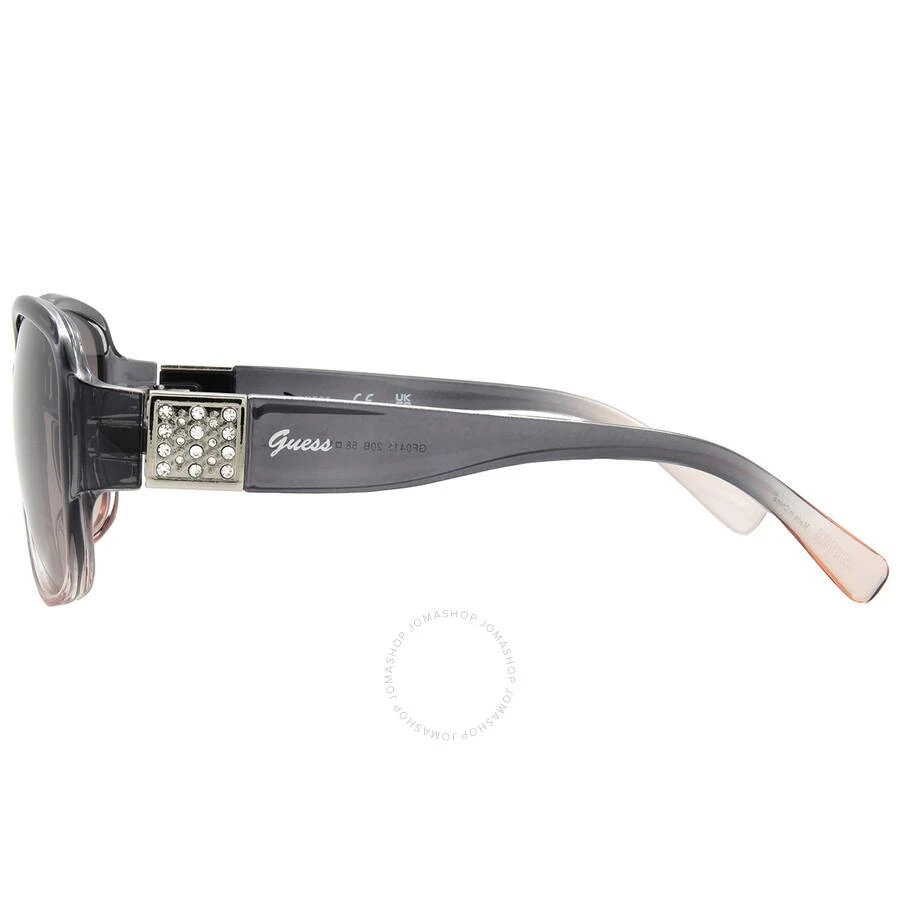 Guess Factory Smoke Gradient Rectangular Ladies Sunglasses GF0411 20B 58 3