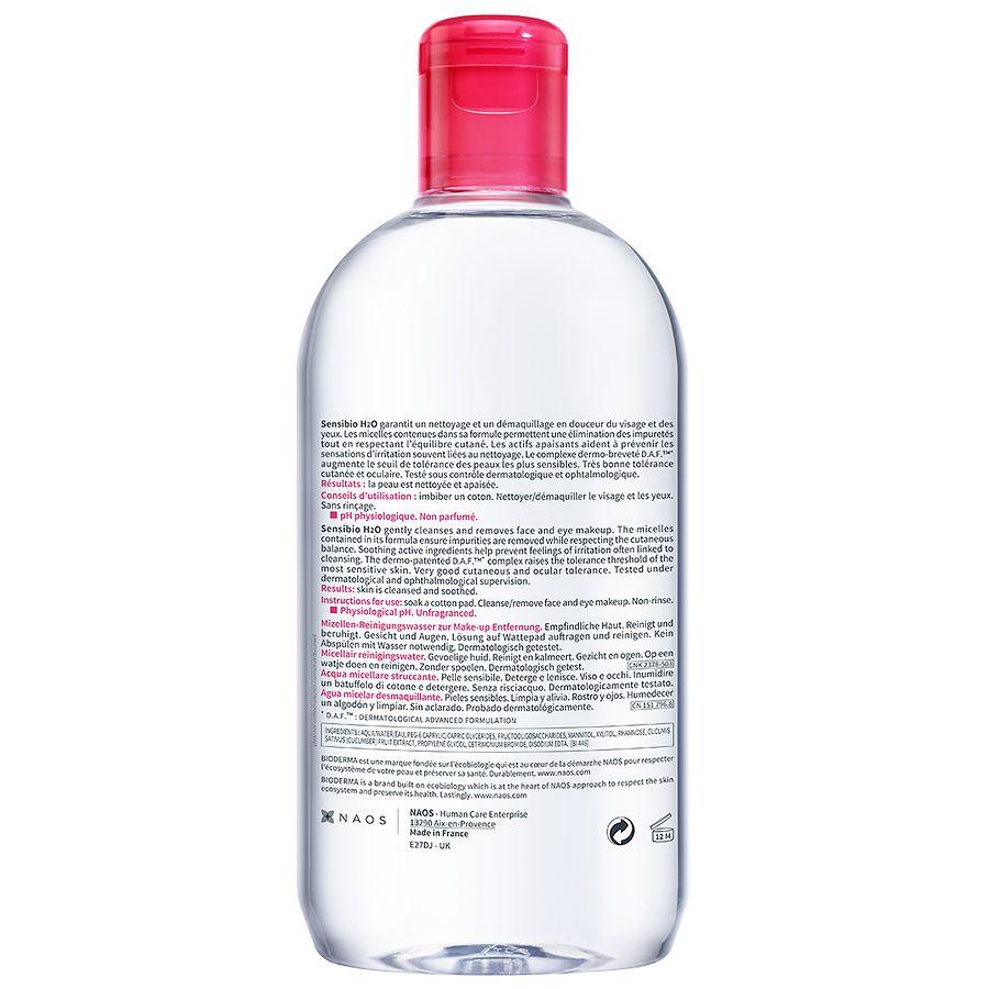 Bioderma Sensibio H2O Micellar Cleansing Water-Makeup Remover for Sensitive Skin