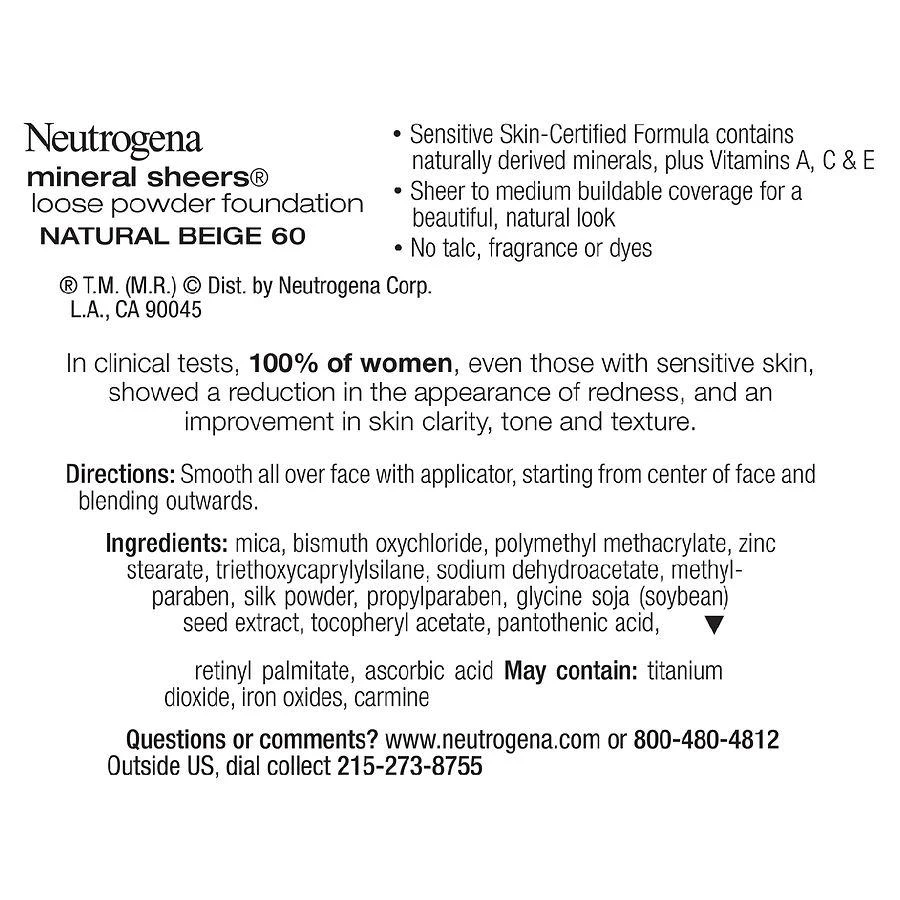 Neutrogena Mineral Sheers Powder Foundation 3