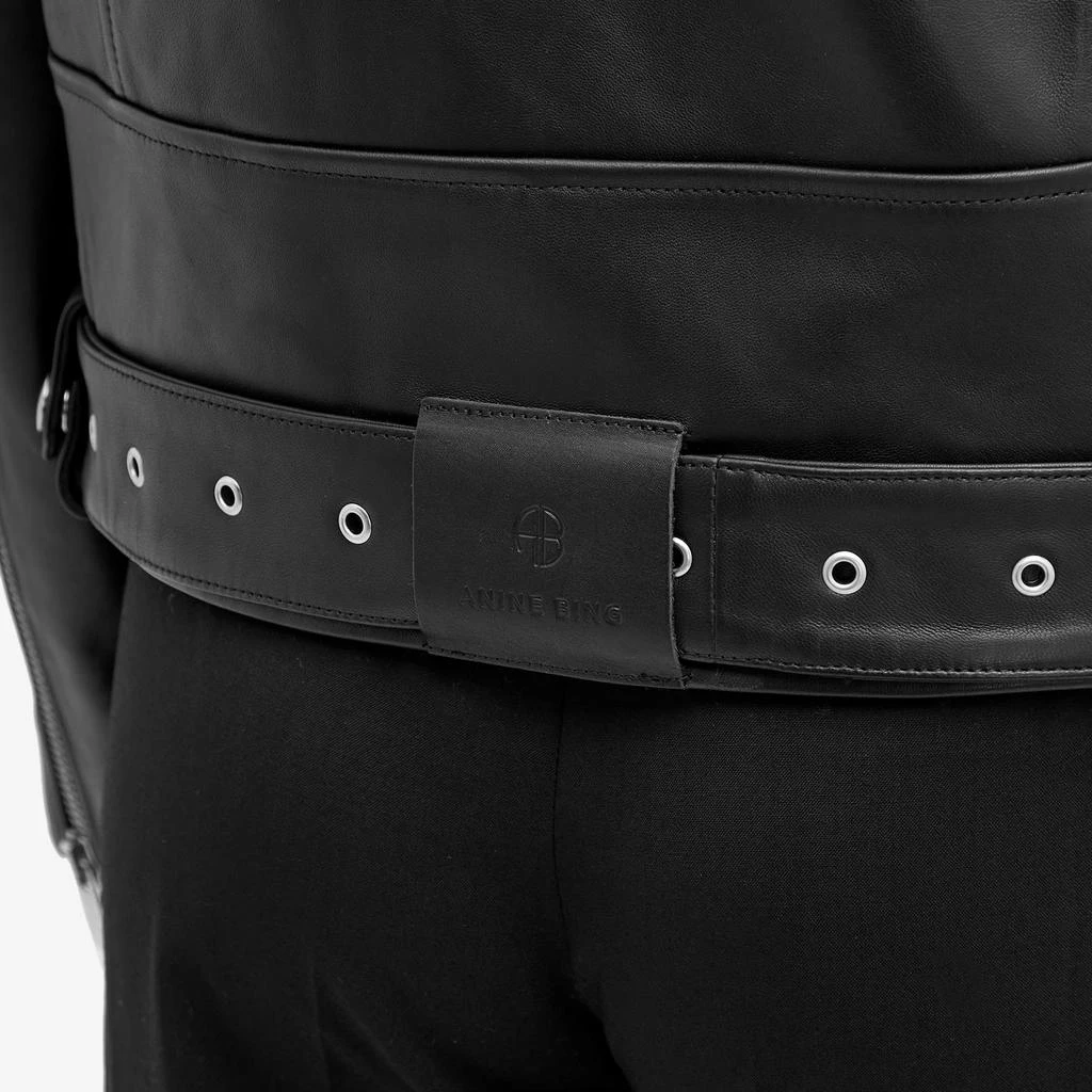 ANINE BING Anine Bing Benjamin Moto Leather Jacket 5