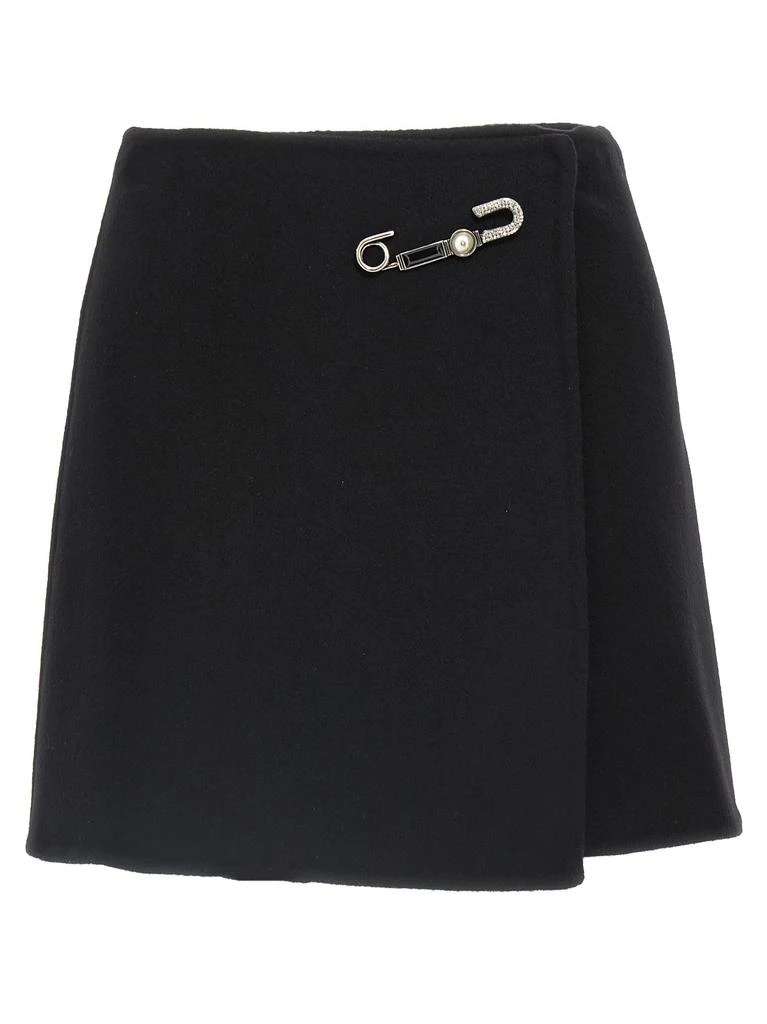 ERMANNO Women
s Jewel Pin Skirt