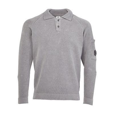 CP Company Lens cotton chenille polo shirt