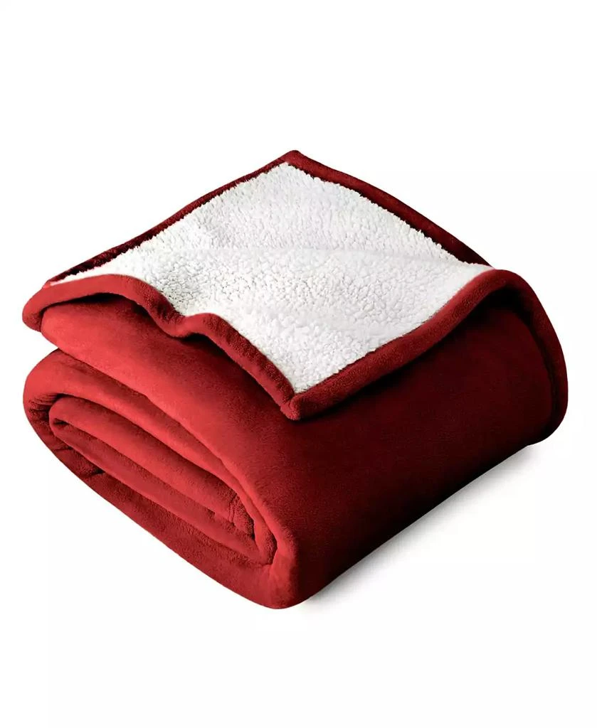 Bare Home Fleece Sherpa Blanket 1