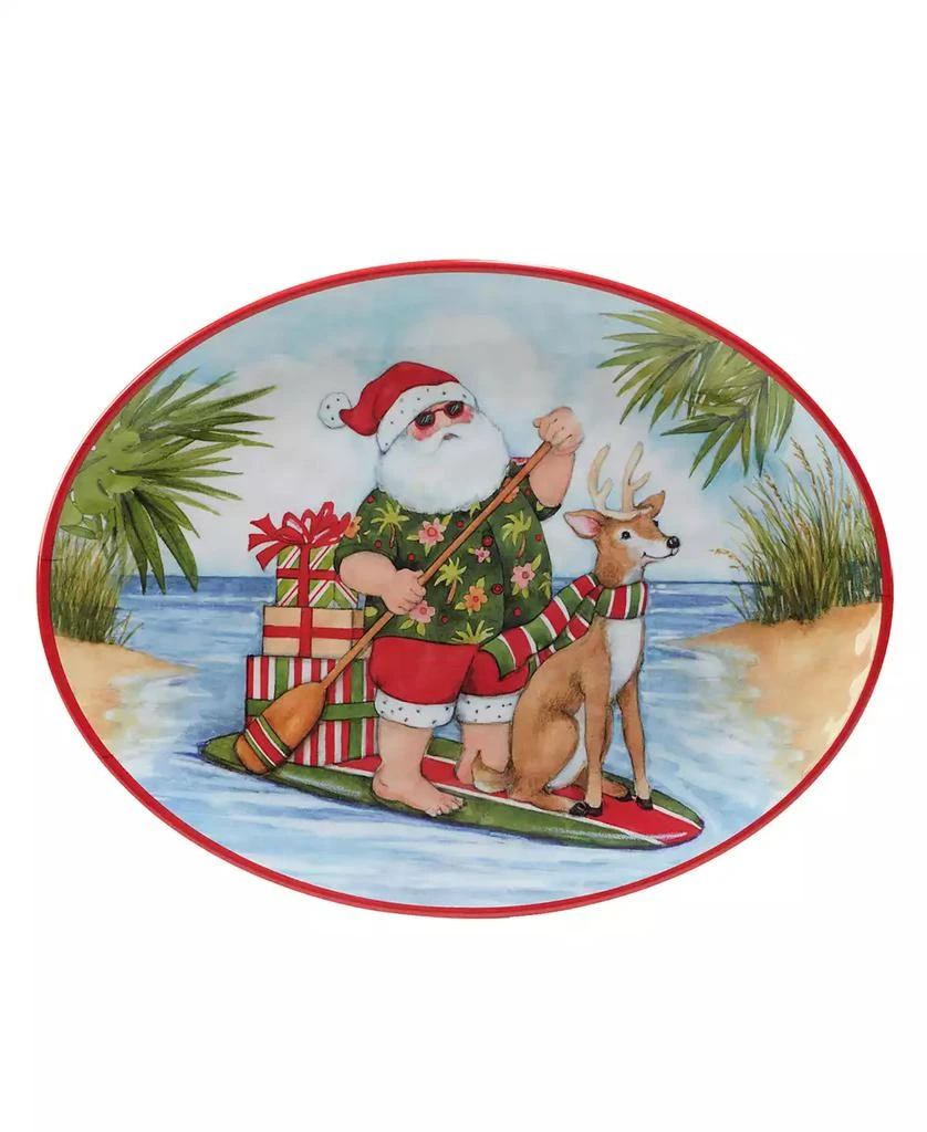 Certified International Santa
s Wish 2 Pc. Platter Set 3