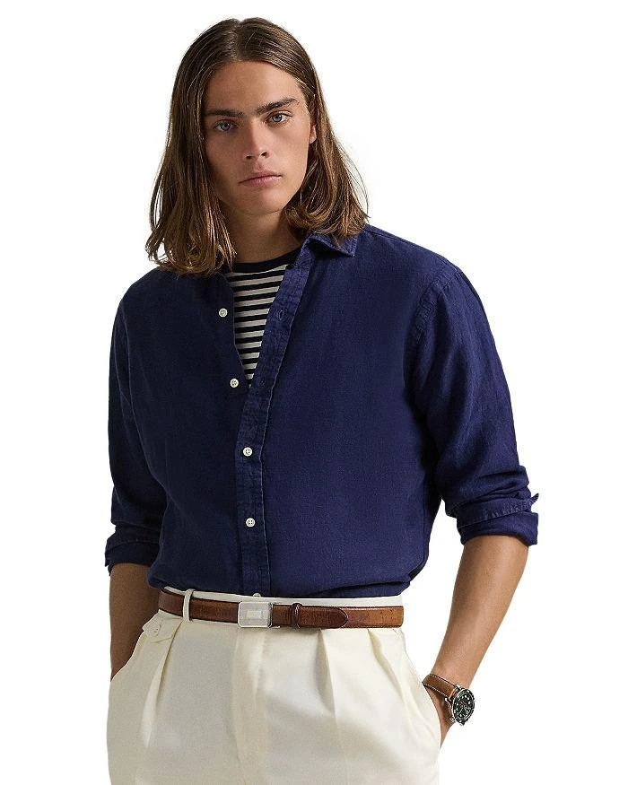 Ralph Lauren Long Sleeve Breathable Classic Fit Linen Shirt 1