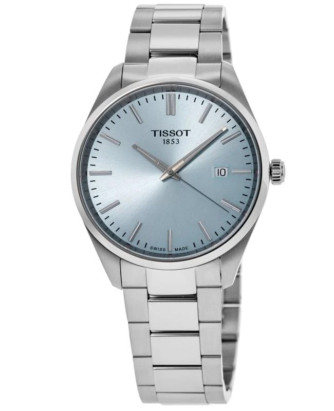 Tissot Tissot PR 100 Quartz 40mm Ice Blue Dial Steel Men's Watch T150.410.11.351.00 1