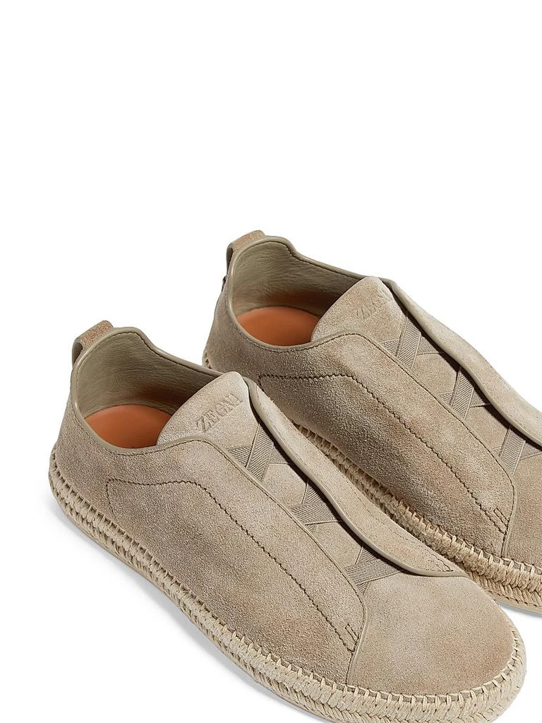 Zegna Suede Triple Stitch Espadrilles 5