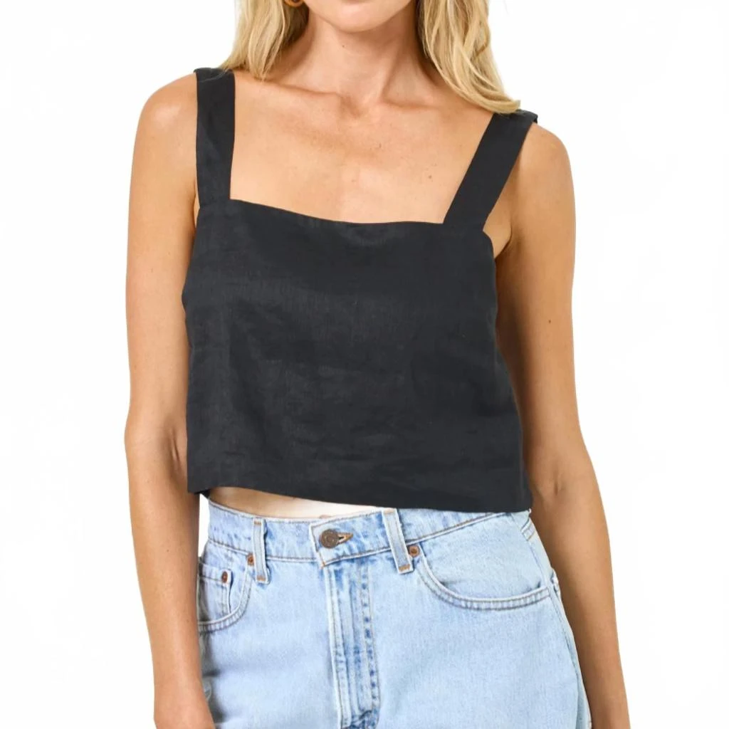 L*Space Long Island Top In Black 1